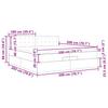 Ottoman Bed with Mattress Dark Grey 200x200 Cm Fabric