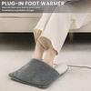 Electric Foot Warmer Household Foot Warming Mat Plush Foot Heater for Women Men