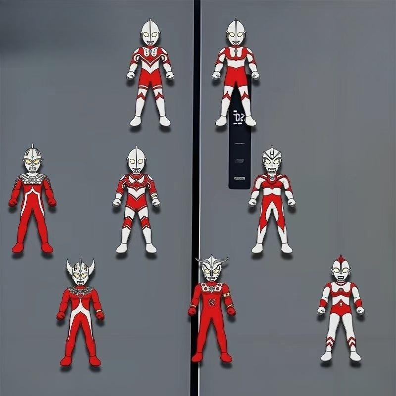 High-Quality Ultraman High-Quality Creative High-Quality Cartoon High-Quality Magnetic High-Quality Refrigerator High-Quality Sticker High-Quality (as the picture,5cm)