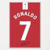 Fußballtrikot Namensposter Wohnzimmer Schlafzimmer Bar Café Kunst