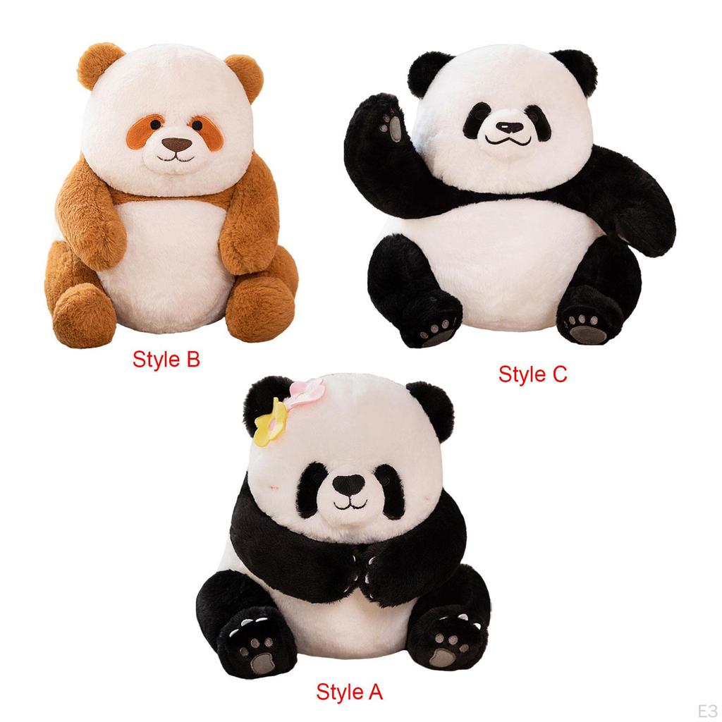 Adorable Panda Plush Toy - Soft and Cuddly Gift for Valentine's Day or Halloween