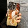 Vintage Alfons Mucha Primavera Soft Phone Case For iPhone 15 16 17 Air 14 Pro Max 16E Plus 13 12 Mini Plating Anti-Fall Fundas