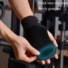 Double Layers Pu Leather Gloves Wrist Straps For Weight Lifting Grips Women Men Gym Deadlift Training Bench Press Pull-Up Gloves