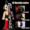 Mrkuriosity Astro Boy Mecha Hračka Stavebnice Sběratelská Mighty Atom Výstavní Detail Ručně vyráběná Mecha Stavebnice Dárek pro Dospělé a Kompatibilní s Lego Stavebnicí,