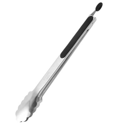 Pinza da Cucina Barbecue Antiaderente in Acciaio Inossidabile BBQ Pinza per Grigliare con Clip di Blocco