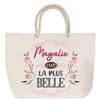 Beach Bag - PLANETEE - Magalie the Most Beautiful - Rope Handle - Cotton - Large Size