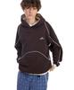 Crescent Brushed Hoodie Brown