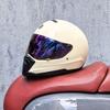 ORZ retro motorcycle helmet, American cruise full helmet, motorcycle with free brim