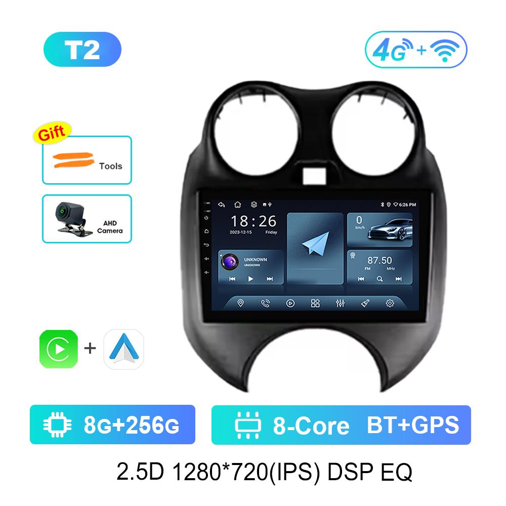 Android Intelligent System for Nissan March K13 2010 - 2013 Car Video Multimedia 9'' GPS Navigation 4G HD Screen Cooling Fan