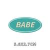Cartoon Alphabet Embroidery Self-Adhesive Cloth Patch for Clothing Accessories