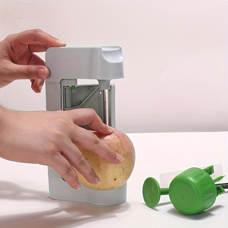 1pc Multi-Functional Kitchen Fruit Slicer and Peeler, Ideal for Cutting Vegetables and Fruits, with Safe Round Blade and Core Remover