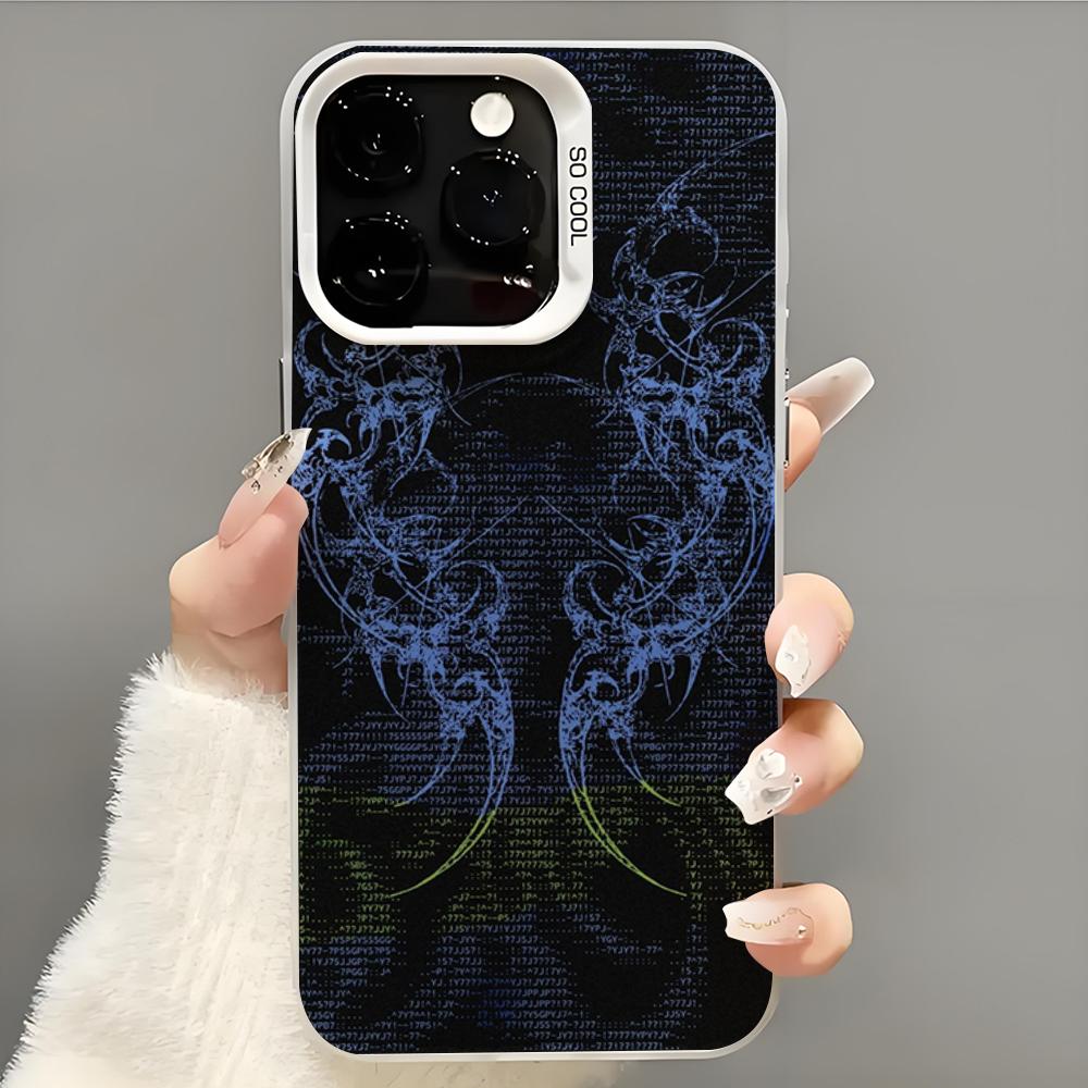 Cool Cyber Sigil Cross Phone Case  Phone Case For iPhone 14 16 15 11 12 13 Pro Max Mini Plus Shockproof Cover