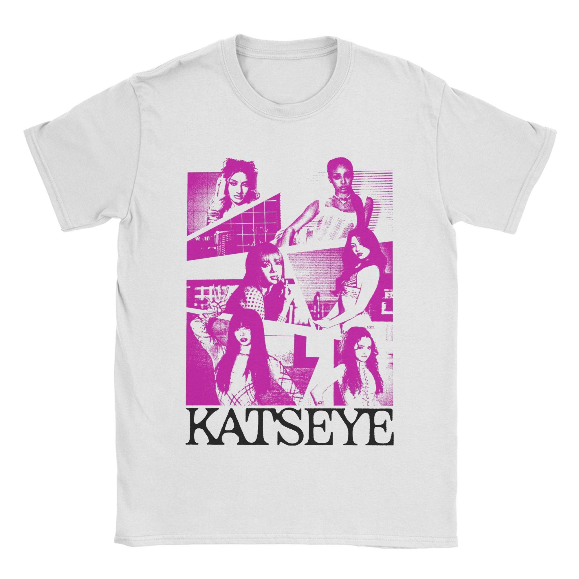 

Purple Grunge Girl Katseye Kpop Unisex s T Shirt Funny Tees Short Sleeve Crewneck T-Shirts Pure Cotton Gift Idea Tops L