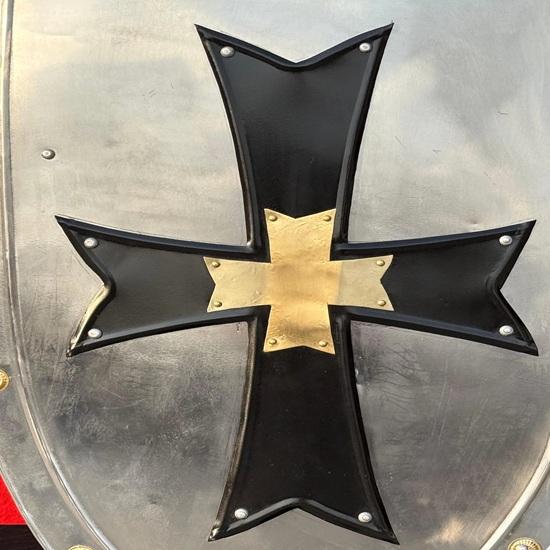 71.12 Cm Templar Shield Crusader Templar Shield Battle Knight Heater Shield 18 Gauge Shield Best Gift