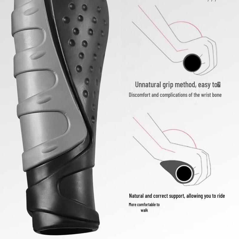 Lishi Anti-Slip Rubber Bicycle Handlebar Grips