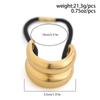 Metal Irregular Double-layer Hair Bands Ropes for Women Headband Elastic HairPins Hairband Fashion Jewelry Hair Accessories Gift