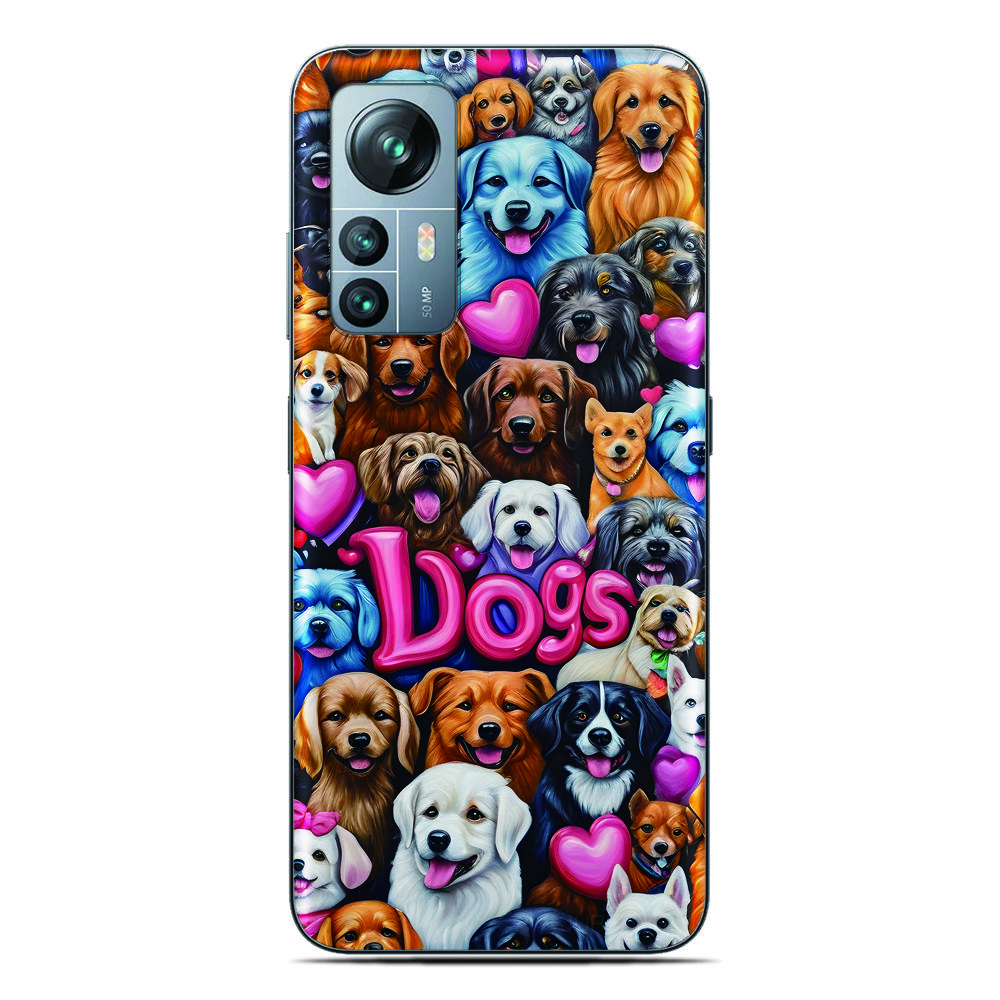 Pet Dog Image Phone Case For ZTE Blade V80 V60 V50 Design 4G V30 V40 Vita Axon 60 50 40 Lite 30 Pro 11 V41 Smart A3 A5 Cover