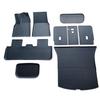 Tesla Model Y Floor & Trunk Mats Set - TPE Full Coverage, Includes Front/Rear and Integrated Backrest Mats