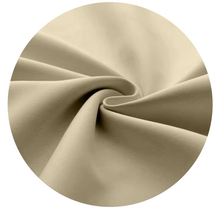90% Thick Blackout Curtain With Rings And Grommets, Cream 140X250