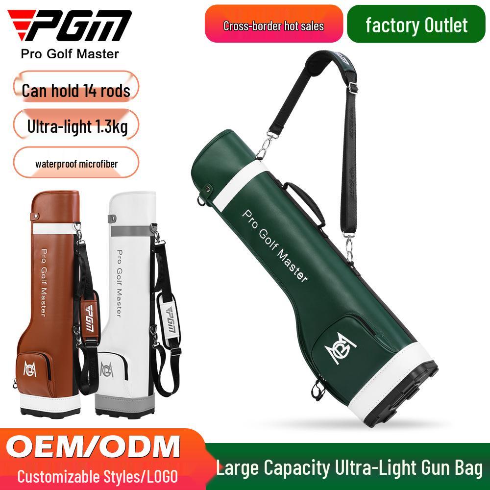 PGM Ultra-light Waterproof Golf Club Bag - Half-length, Holds 14 Clubs, Unisex Design