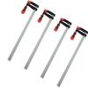 4PCS Woodworking F Clamp Heavy Duty F Clamps Woodworking Bar Clips Quick Slide DIY Hand Tool Kit 80*600mm