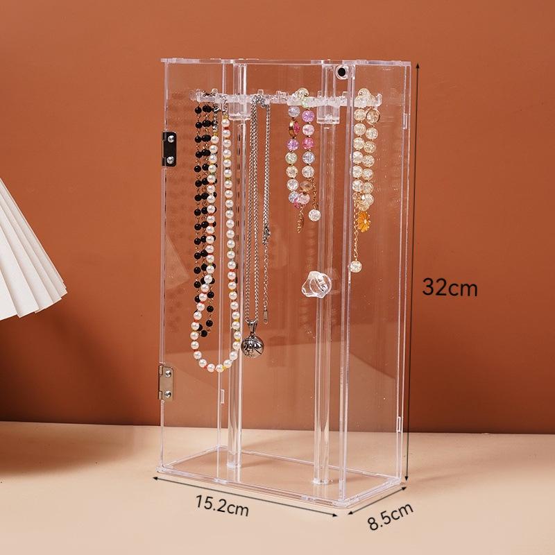 Akrilik Toz Geçirmez Kolye Saklama ve Sergileme Standı