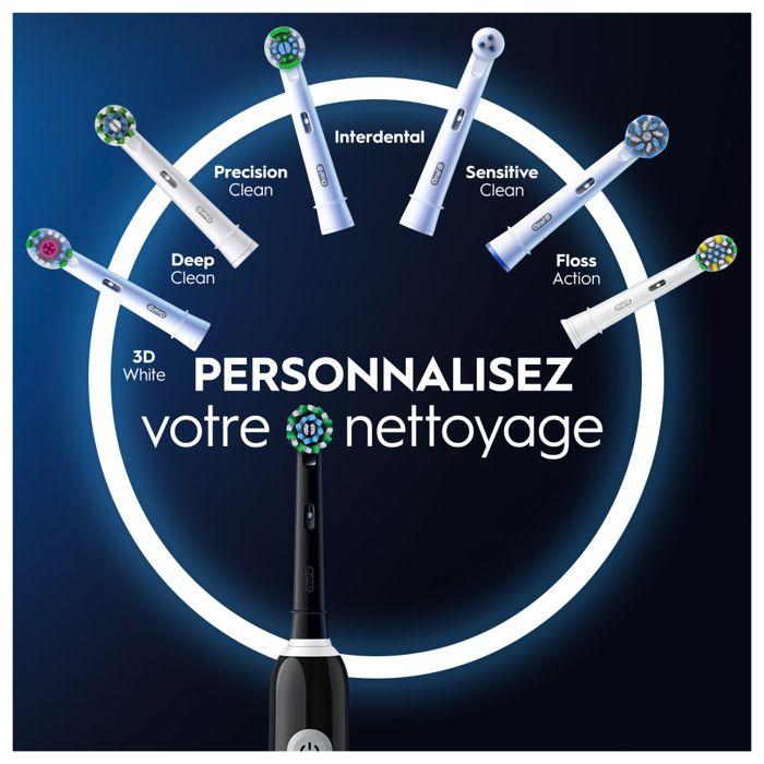 Brosse à dents électrique - oral-b - pro series 1 - noir - chargeur inclus - minuteur professionnel