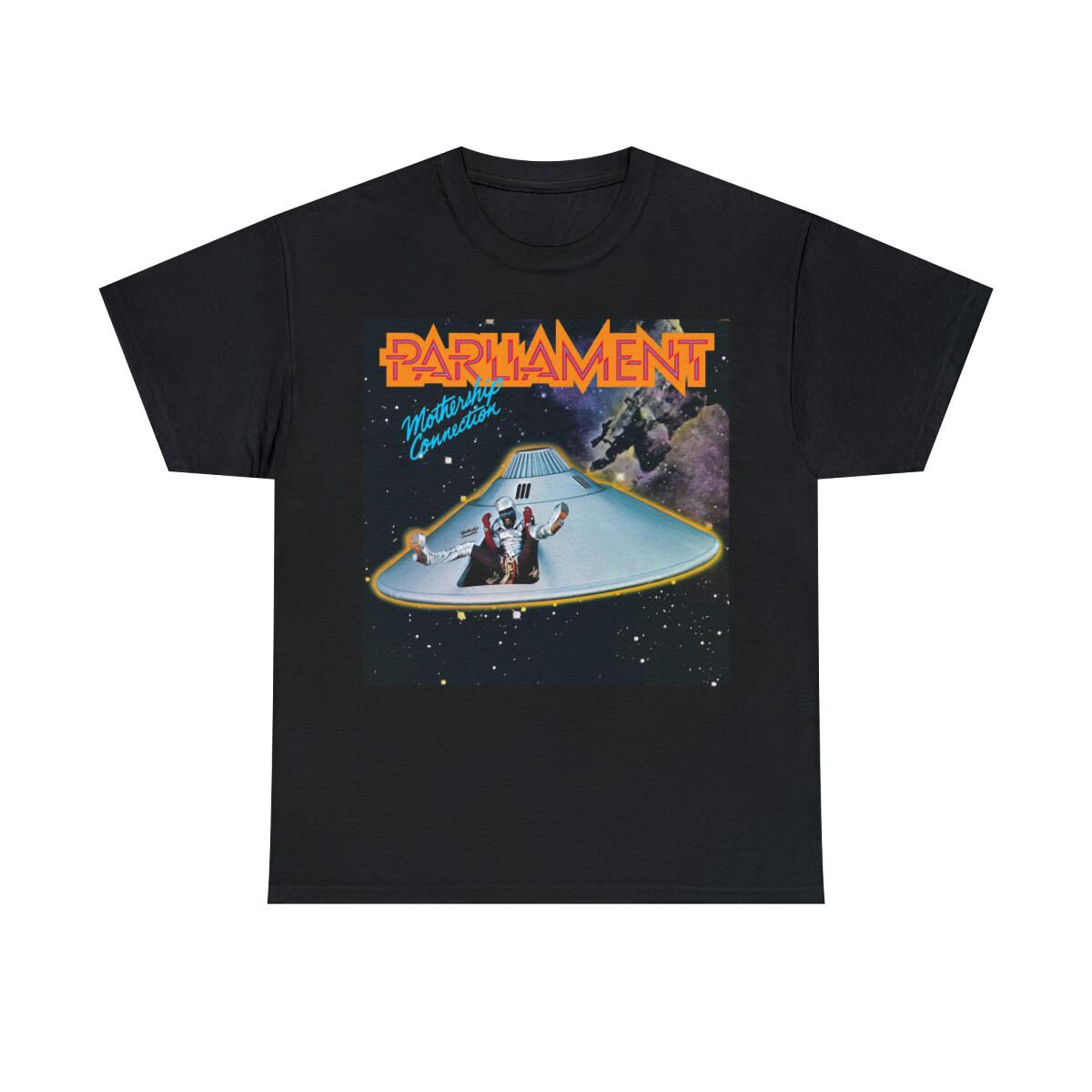 PARLIAMENT Mothership Connection George Clinton Unisex Heavy Cotton Tee S