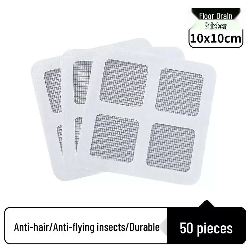 Disposable Floor Drain Hair Catcher Mesh (50 Pcs)