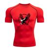 Men's Compression Workout T-Shirt, Stylish Flying Eagle Prin