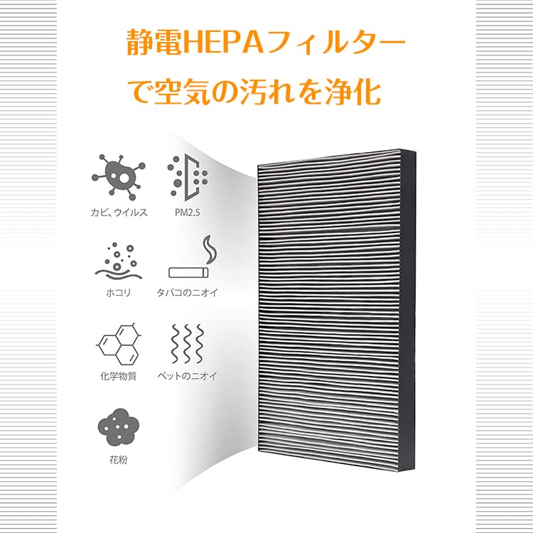 Replacement filter for Sharp and humidifying air This is a dust collection and deodorizing integrated filter for models and Compatible with Japanese