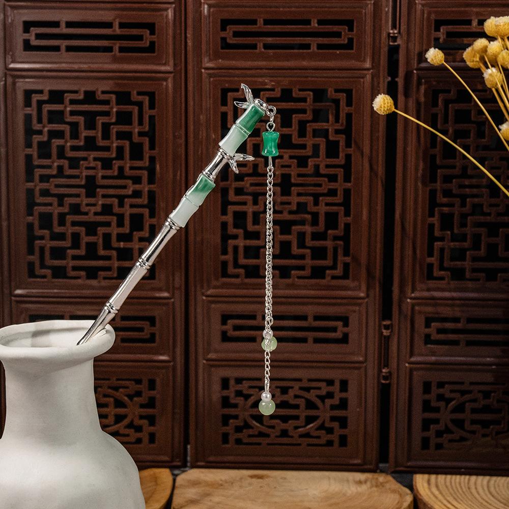 Nationalstil Perle Blume Quaste Quaste Quaste Anhänger Hanfu Accessoire Haarnadel Weiblich Neu Chinesisch Antiker Stil Glockenblume Haarnadel