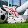 Kids Soccer Shoes Society TF/FG School Football Boots Cleats Grass Sneakers Boy Girl Outdoor Athletic Training Sports Footwear Size 28-39
