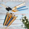 25pcs Soft Hair Art Gouache Painting Brush   Wooden Handle Drawing Brushes Set