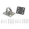 Stainless Steel Eye Plates for Secure Wall Ceiling Mounting Hammock Hook Hanger Outdoor Indoor Use Rustproof Deck Plates