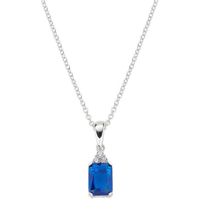 Collier - Argent 925 Bleu - Amen - CLBABBBLZ