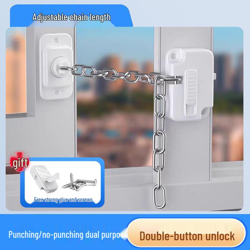Adjustable Length Drawer & Window Restrictor for Child and Pet Safety