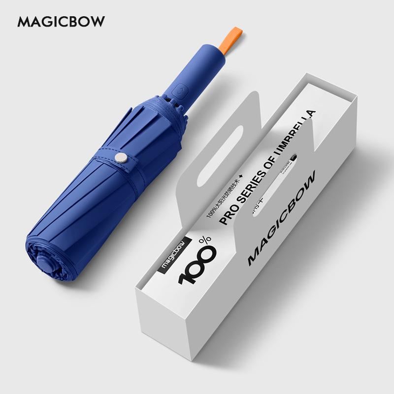 72-Bone Automatic Large Sunshade Umbrella: Durable Parasol for Women and Men, Ideal for Sunny and Rainy Days.