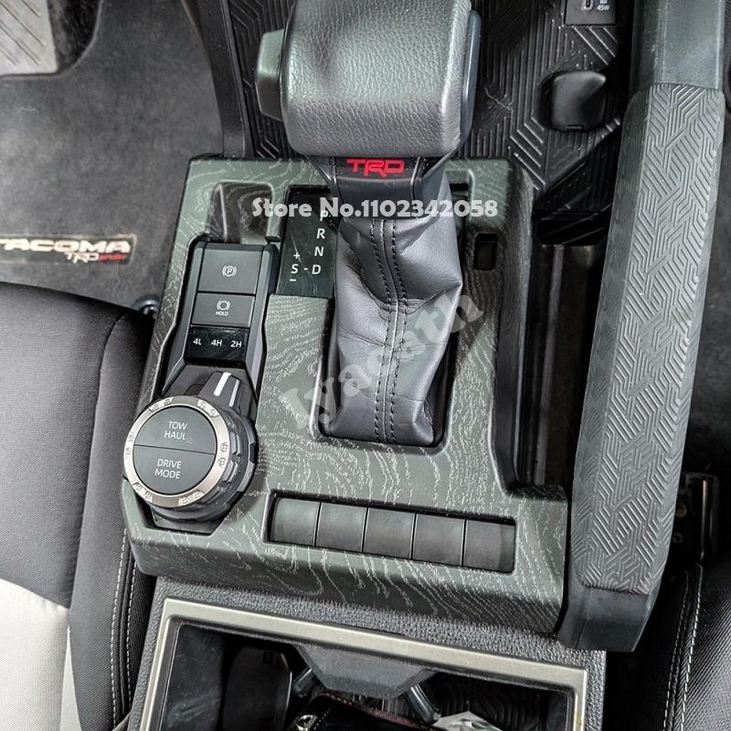LHD For TOYOTA TACOMA 2024 2025 4Runner 4 Runner 2025 2026 ABS Central control Gear Shift Box Panel Cover Interior Accessories
