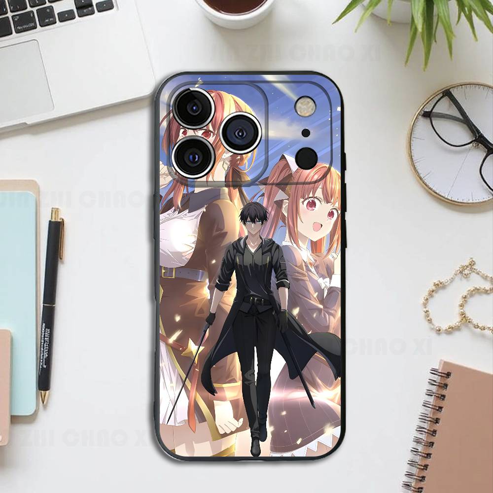 

Animation O-Orun Silicone Soft Phone Case For IPhone17 16 15 14 13 12 11 Pro Max Plus X XR SE Cover iPhone15