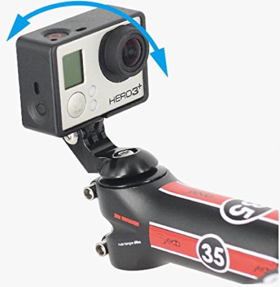Top Cap Mount Type 1 Top Cap Mount for GoPro HERO Series Cameras for Shooting That Fits Over the Existing [REC MOUNT] [REC-B09-GP] Stem/forward (type