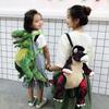 Creative Cartoon Dinosaur Backpack 3D Cute Dinosaur Backpack Animal Dinosaur Bag  Educational Toy