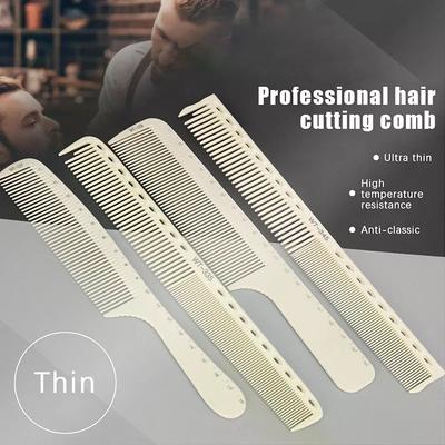 1Pcs Barber Comb Plastic Scale Laser Ruler Hair Comb Professional Hairdressing Comb Brushes Salon Hair Cutting Styling Tool