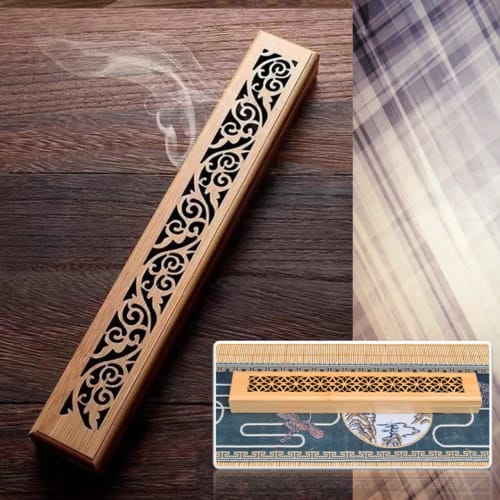 KAMIHO Incense Holder, Horizontal, Incense Burner, Horizontal Incense Holder (Arabesque Pattern)