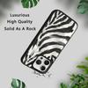 Luxury Zebra Stripes Art Phone Case For iPhone 16 15 14 13 12 11 Pro Xs Max Mini Plus Celulares Hard Funda