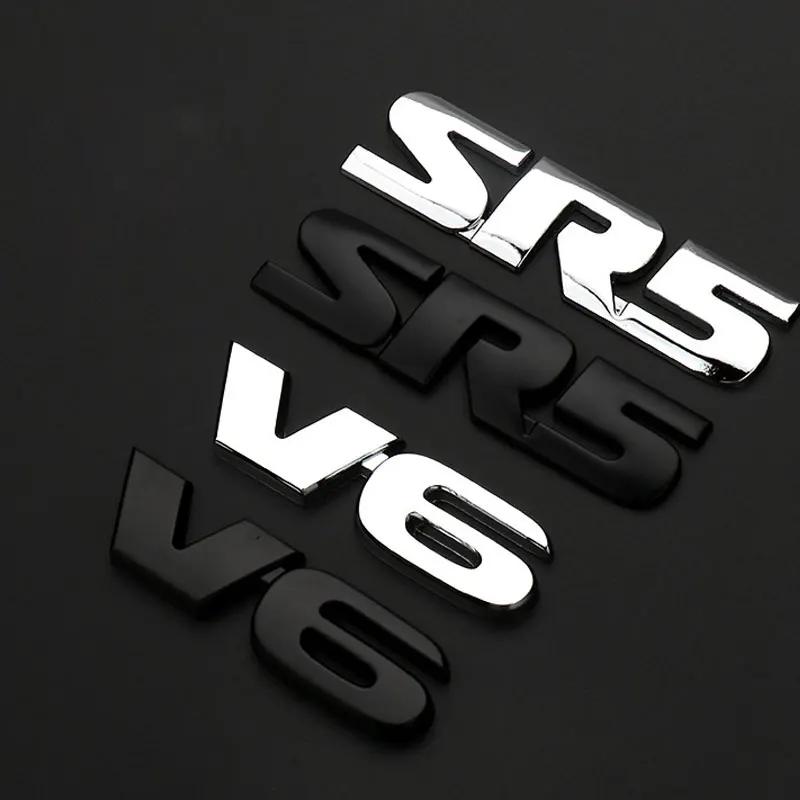 SR5 v6 car stickers For Toyota Tundra TRD PRD modified accessories rear trunk label body tail box decorate decals