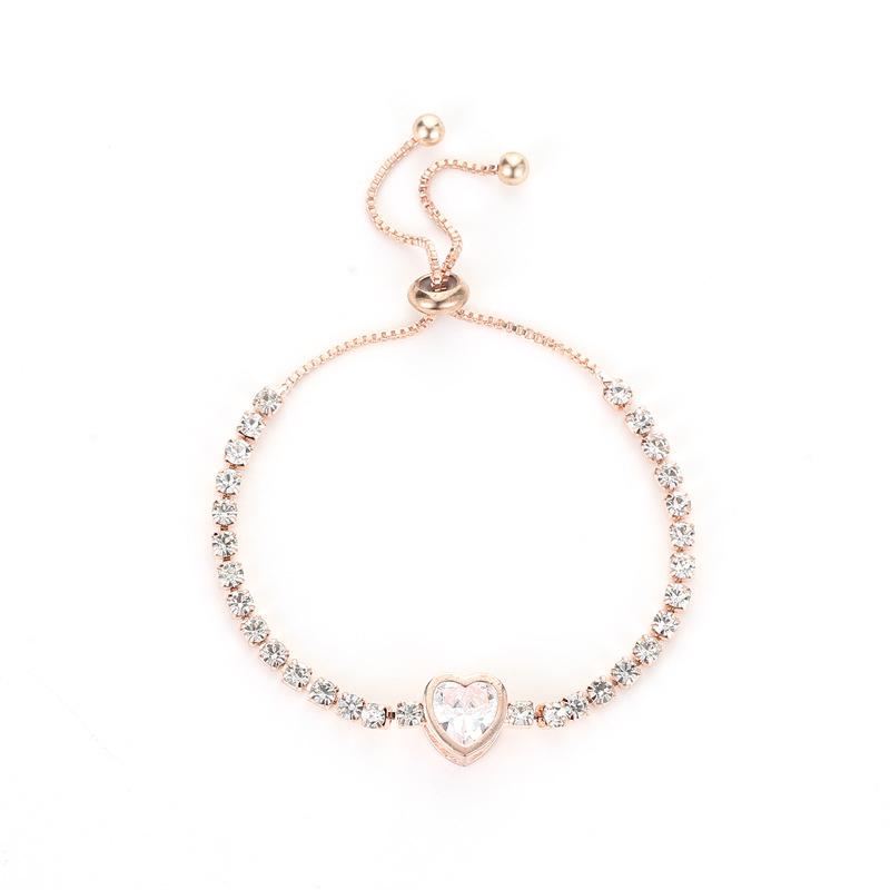 Colorful Zircon Butterfly Drawstring Bracelet Women's Cute Bow Knot Silver Adjustable Bracelet Fashion Birthday Jewelry Gift