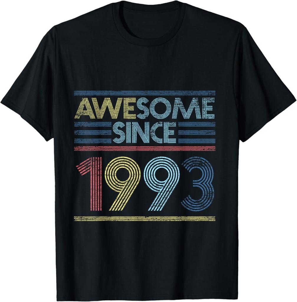 32 Year Old Gifts Vintage 1993 Cassette Tape 32th Birthday TShirt Print on DeUnisexd Streetwear Vintage T Shirt Camiseta Hombre