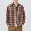 Spring New Japanese Retro Men's Loose Shirt Color Plaid Casual American Shirt Jacket