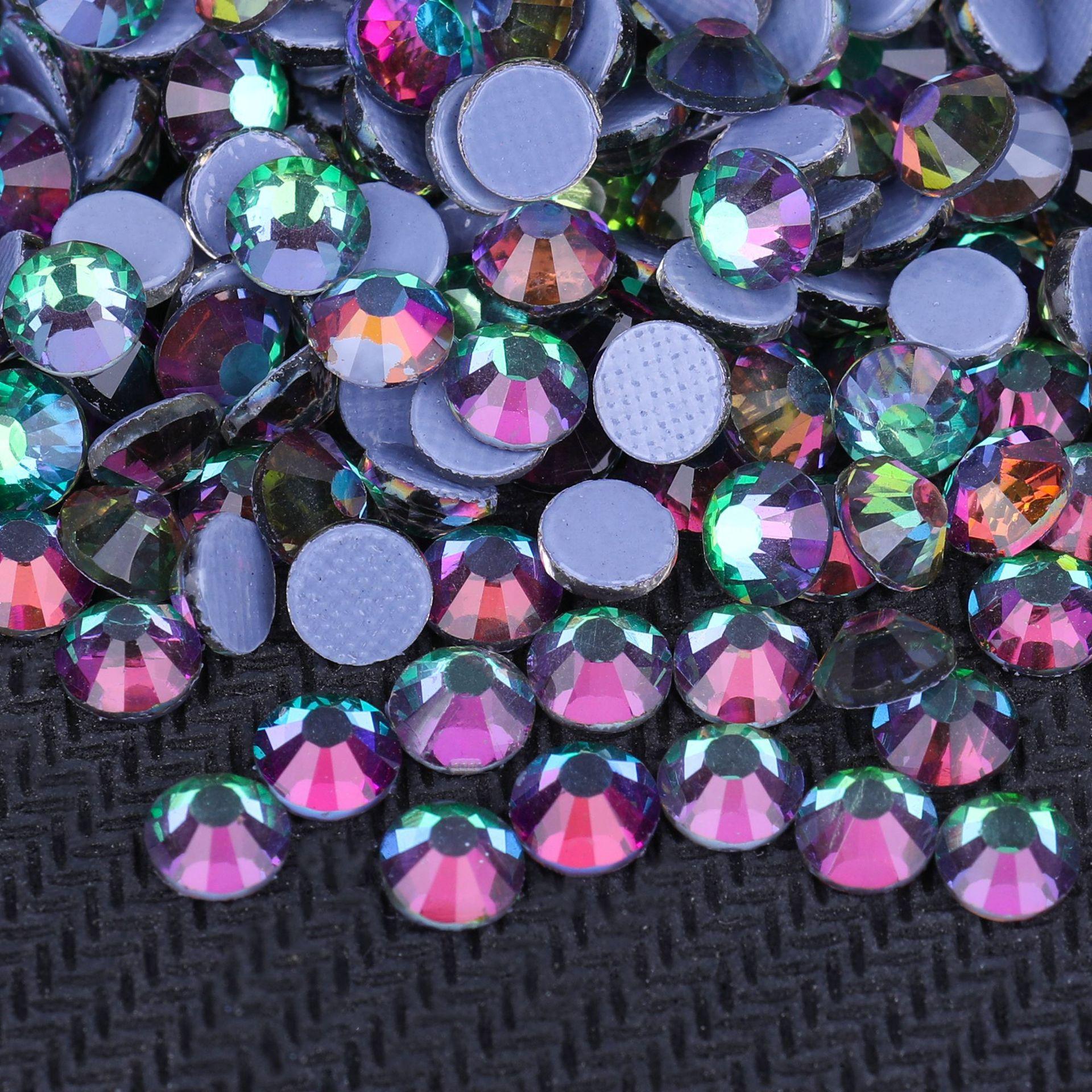 

М який Імітація Австрійського Гарячого Діаманта, Скляний Страз Гарячого Розплаву Клейова Основа DIY Чохол для Мобільного Телефону Аксесуари для Одягу SS6 #1440 pieces